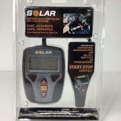 Solar Battery And System Tester For 12v Batteries - BRAND NEW
