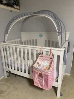 White Baby Crib