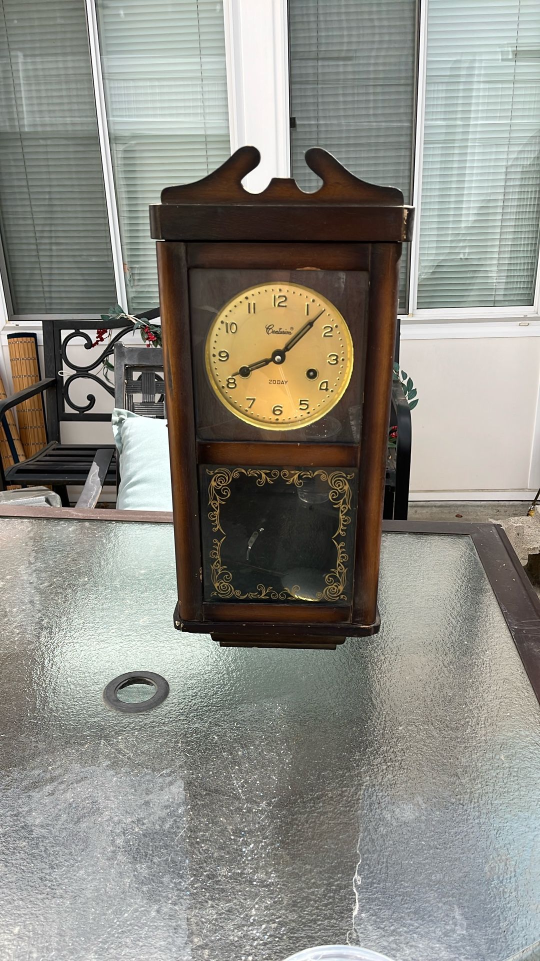 Vintage Centurion 20 Day Wall Clock