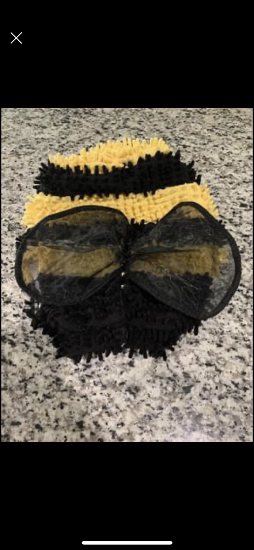 6-12 month bumblebee Halloween costume