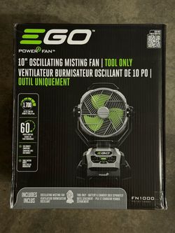 EGO Oscillating Misting Fan