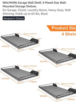 Garage Wall Shelves