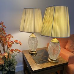 2 Crystal Lamps