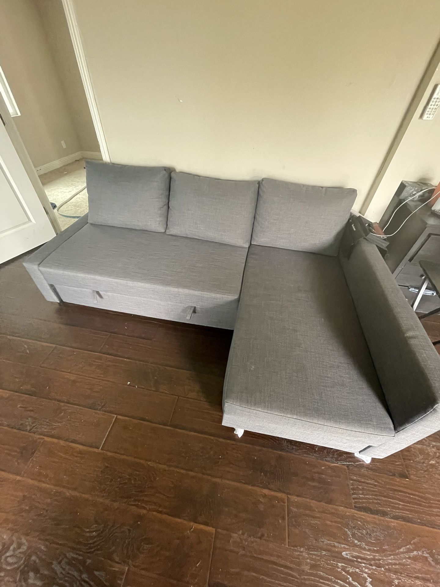IKEA Couch Sleeper With Storage ( FRIHETEN Sleeper sectional Skiftebo dark gray )