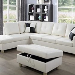 New Sectional And Ottoman 