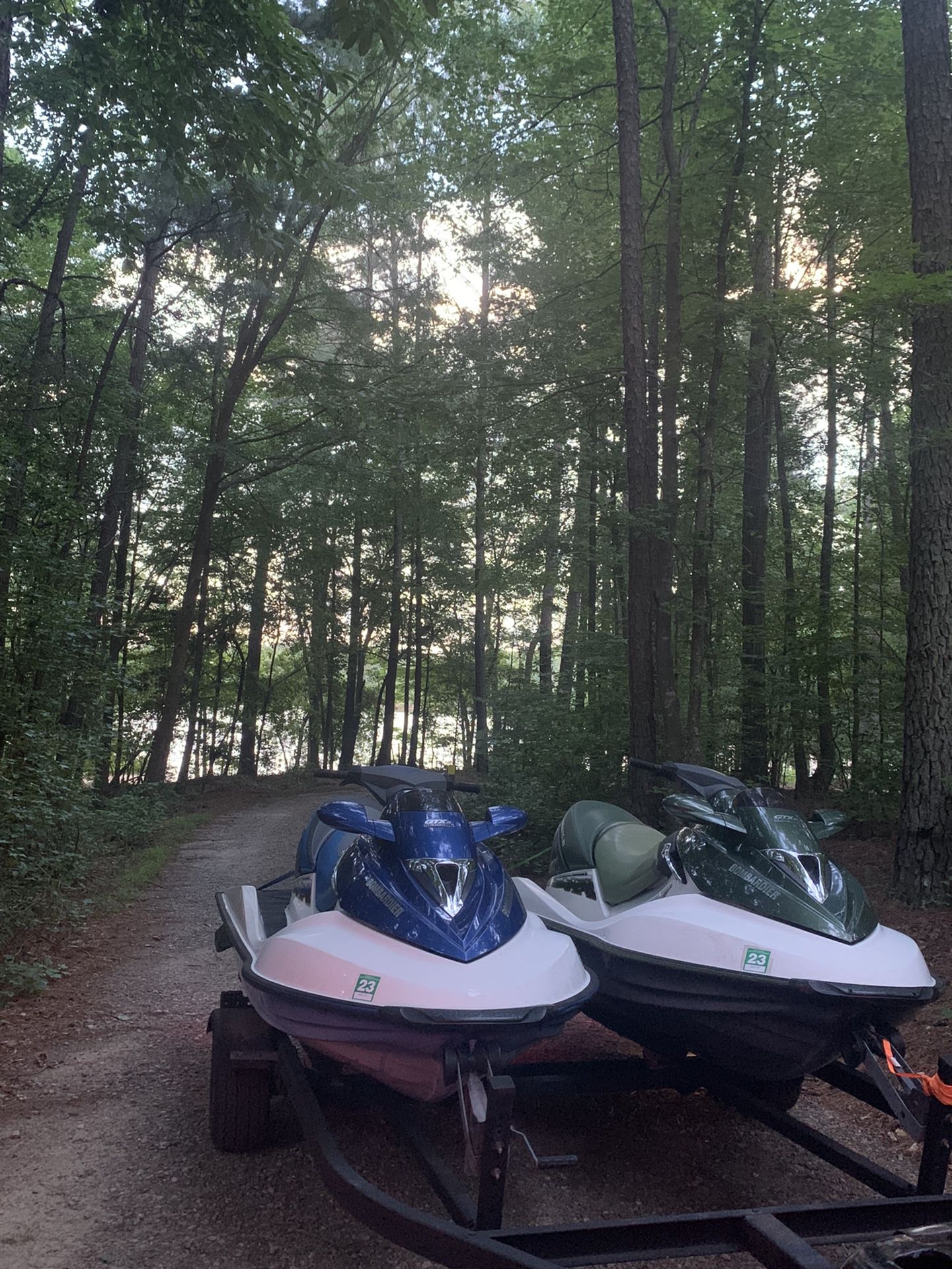 2 Seadoo Gti Jetskis&trailer