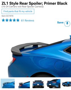 CAMARO (16-24)ZL1 Style Rear Spoiler