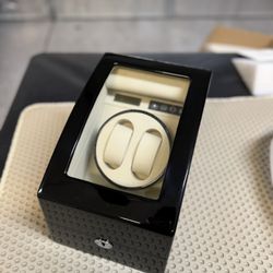 NEW - Wood Automatic Watch Winder Corded 