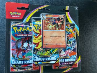 Pokémon! Chaos rising 3 pack charmeleon blister