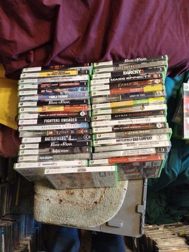 XBOX 360 GAMES $5 EACH