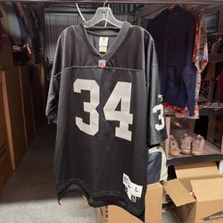 Bo Jackson Oakland Raiders Jersey Reebok Men's Size Large