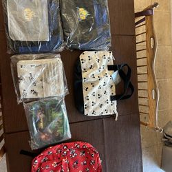 6 New Disney Bags With Tags In Original Bags