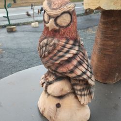 Owl Carving 
