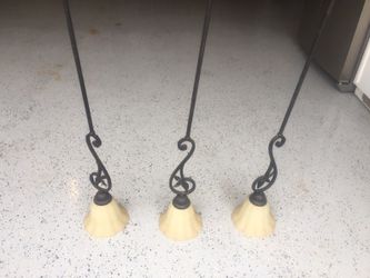 3 Kitchen/ ceiling lights