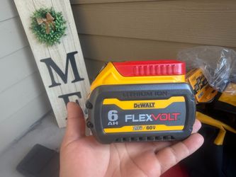 New 6ah Flexvolt battery