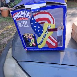 Patriot airblow Inflatable Lights Up 6 Ft Tall New