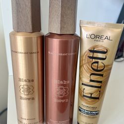 Blake Brown Glam Mousse, Classic Hairspray And L'Oreal Paris Elnett Slick Back Styling Cream