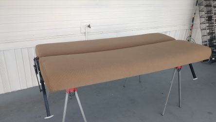 80" RV sofa rollover with adjustable legs