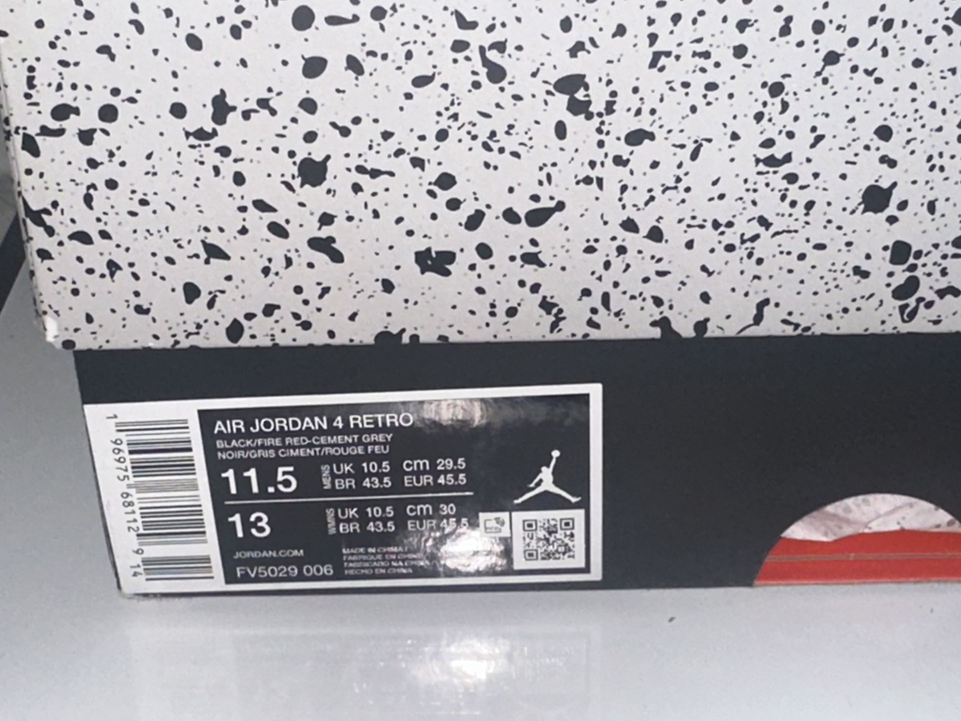 2025 Bred Air Jordan 4
