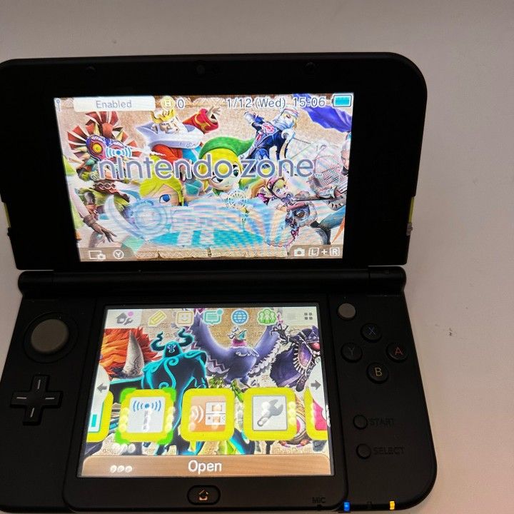 Upper ips Nintendo 3ds Xl 128 Gb Sd Card Green IPS SCREEN