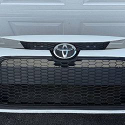WHITE TOYOTA COROLLA 2020 2021 2022 2023 2024 2025 FRONT BUMPER