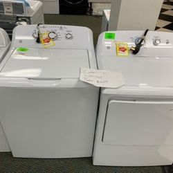 GE WASHER AND ELECTRIC DRYER SET 06IO