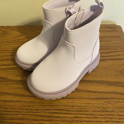Brand New Cat &Jack Flora Lavender Little Girls Boots Size 7