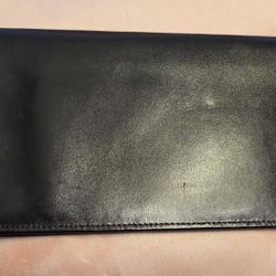 Black Leather Wallet 