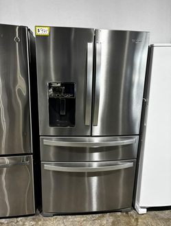 Whirlpool 4-Door Fridge Stainless with IceMaker