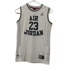 Nike Jersey Kids Large 12-13 Years AIR JORDAN #23 Youth White Black FLY 1982