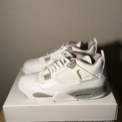 Nike Jordan 4 Retro White Oreo Size 10