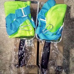 2pc Shark Tooth/Shell Collection Shovel & Mesh Storage Bag Set