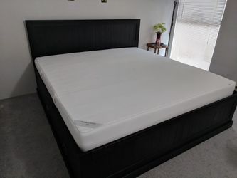 Reduced price Ikea Sultan flokenes semi firm memory foam king mattress for sale Frame is sold for Sale in Redmond WA OfferUp