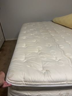 Queen Bed Mattress, Base + Frame