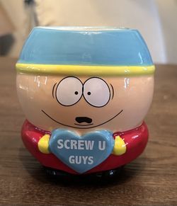 Zak! South Park Comedy Ceramic Mug “Screw U Guys” 2020