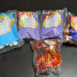 TY teenie babies collection of 5