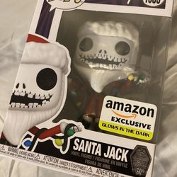 Brand New Exclusice SOLD OUT NIGHTMARE BEFORE Christmas DISNEY POP! SANTA JACK (GLOW 