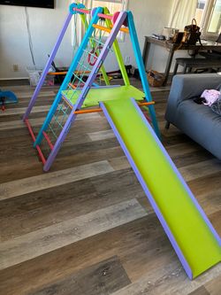 Swing & slide playground