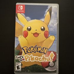 Nintendo Switch Game: Pokémon Let’s Go Pikachu