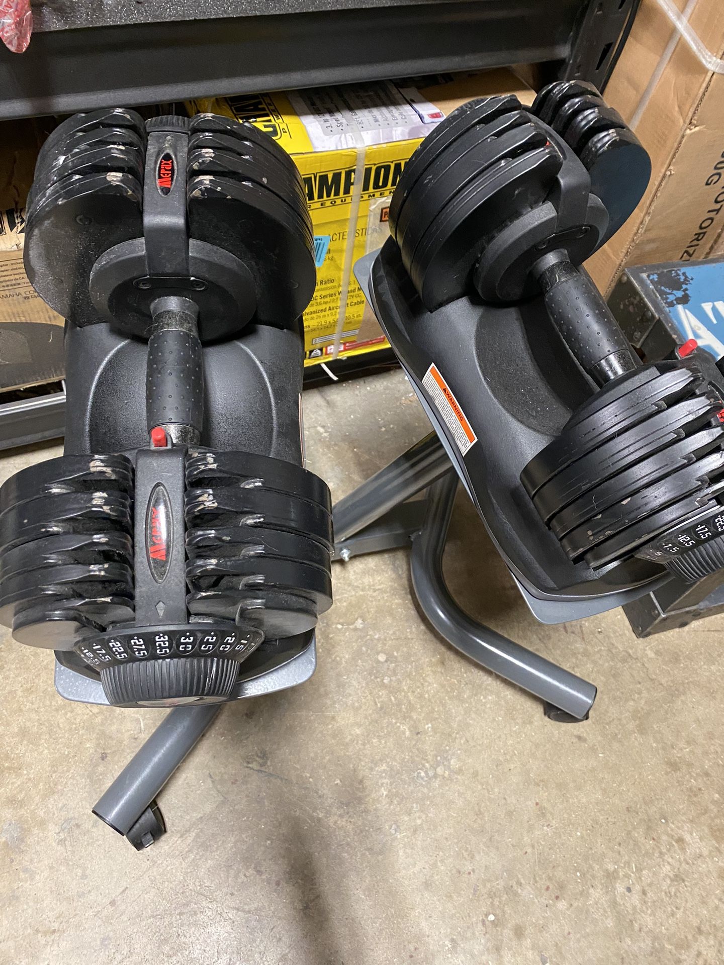 Merax 65lb Adjustable Dumbbells w/ Stand
