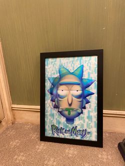 Rick and Morty illusion photo