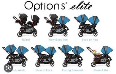 Contours Elite Options With Infant Seat Attachment