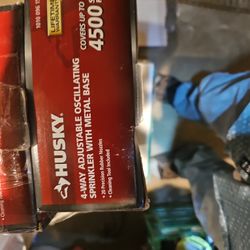 Husky Up To 4500 Sq.ft. Adjustable Oscilating sprinkler
