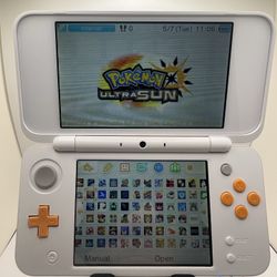 New Nintendo 2DS XL - Orange/White + 128GB