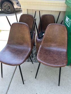 Brown chairs (6 chairs)
