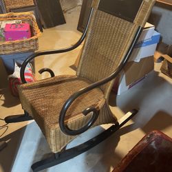 Wicker Rocking Chair 