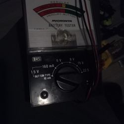 Vintage Micronta Battery Tester 22-030A 