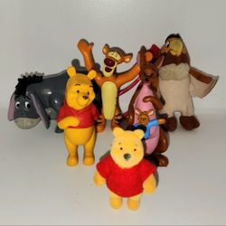 Disney mini figures Winnie the Pooh, Tigger, Eeyore, and more 