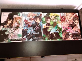SWORD ART ONLINE LIGHT NOVELS VOLUMES 1 -4