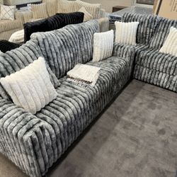 NEW CORDUROY SOFA & LOVESEAT 